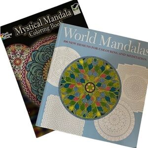 World Mandalas & Mystical Mandalas for Meditation & Coloring